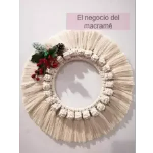 Producto de macramé de estudiante del curso del negocio de macramé